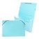 Folder Carder Calligrata watercolor 6 department. A4 plastic 0.7mm turquoise, black resident
