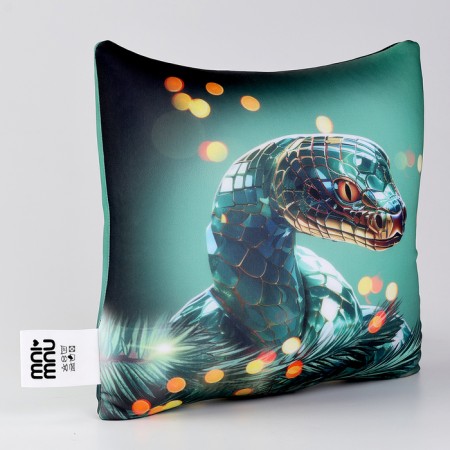 New Year. Snakers' decorative anti -stress "Snake", green-3