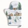 Kitchen "Forest Animals", mittens-output 20x28cm, 19x19cm severity, 100% HL