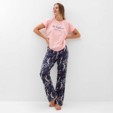 Home female set (T -shirt/pants) 