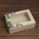 The box is folding, the lid is, with the “New Year's decoration” window 24 x 17 x 8 cm