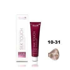 Краситель для волос Ollin Professional Silk Touch, безаммиачный, тон 10/31 светлый блондин золотисто-пепельный