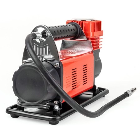 Car compressor "aggressor" AGR-160, metal, 12V, 600W, performance 160 l/min, adapters for pumping boats, bag-3