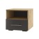 Covereign cabinet "Bruno", 404 × 414 × 450 mm, color of oak vanan / gray graphite
