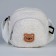 Plush "Bear" bag, white color