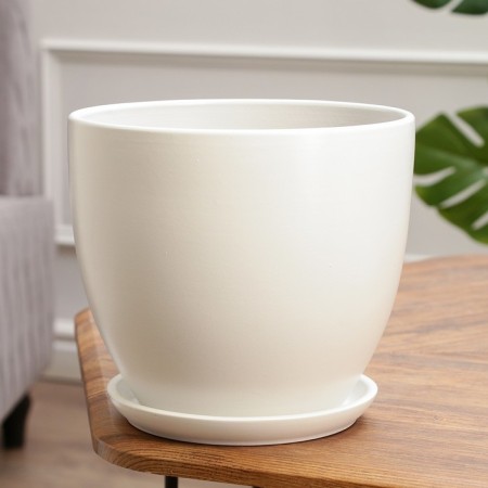 Flower pot "Color Gam" white 5.9l