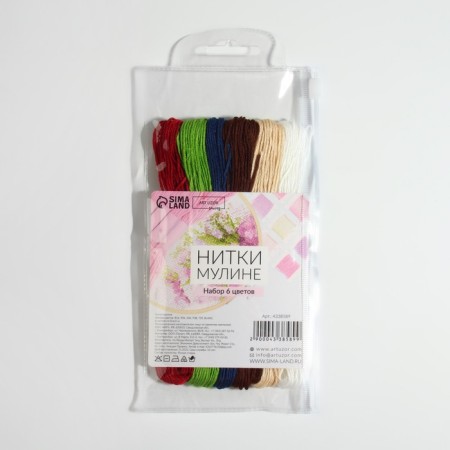 Set of threads Muline No. 12, 8 ± 1 m, 6 pcs-3
