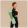 Sangh yoga-brush cover "Tropics", green color