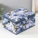Casket for needlework "White-blue peonies" 19x26x14.5 cm