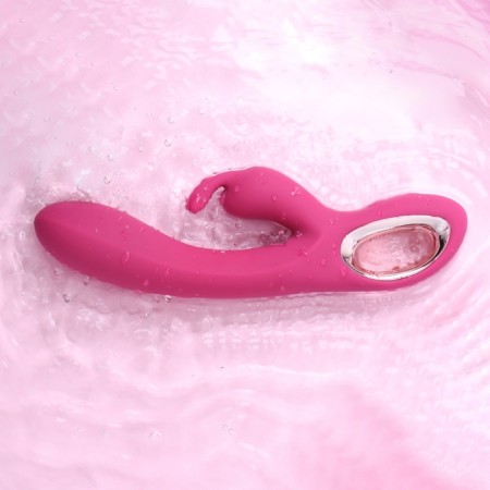 Rabbit Oka Vibrator, clitoris stimulator, G, 10 modes, 22 x 4 cm, pink-6