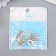 Decor metal for the creativity of the locks "Oval" silver 2992M025 2.1x1.4 cm