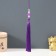Textile suspension, metal "butterfly" purple 1x1.2x16.5 cm