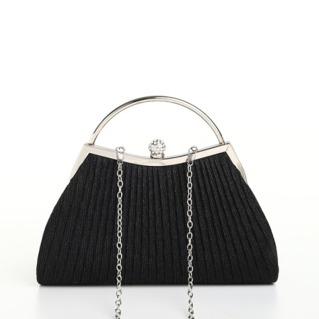 Female bag on farmar, black color