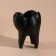 Concrete “tooth” height 9.5, 7.5*6.5 cm black