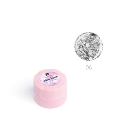 AdricoCo Glow Bomb, No. 06 Silver ice, 5 ml