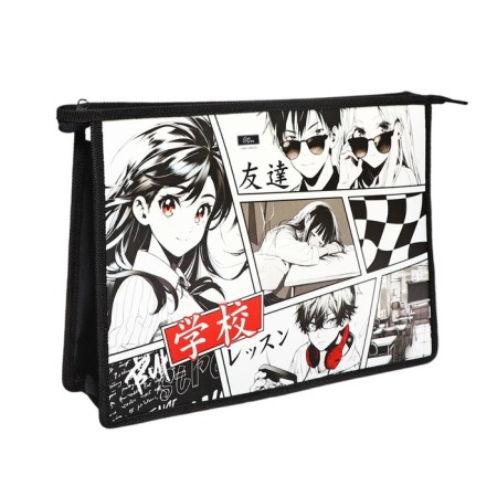 A4, 325 x 230 x 55 mm notebook folder, lightning from above, plastic, PM-A4-29 calligrata "Anime"-1