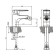 BRAVAT Eler F3239218CP-1-RRUS mixer, single-leaf, chrome