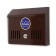 Mail box with a lock, horizontal "mini", brown
