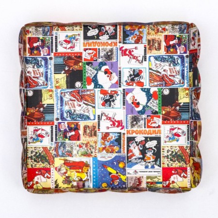 Bearbox, confectionery packaging, "New Year's posters", 12 x 12 x 3 cm, New Year-3