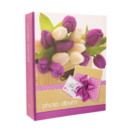 Photo album for 200 photos "purple bouquet"-4