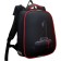 School backpack 38 x 30 x 16 cm, ergonomic back, Stavia "Black Machine"