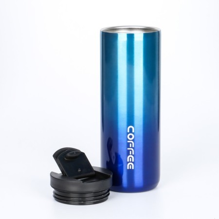 Thermal circle, 500 ml, Coffee, retains heat 8 hours, blue-1