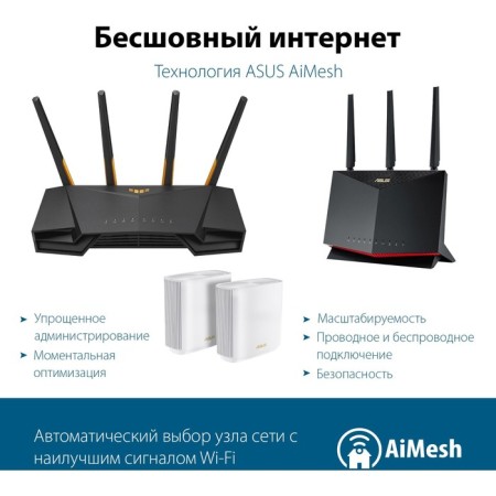 Wireless ASUS TUF-AX3000 AX3000 10/100/1000Base-TX/4G Ready Black-7
