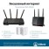 Wireless ASUS TUF-AX3000 AX3000 10/100/1000Base-TX/4G Ready Black