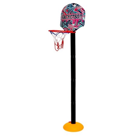 Basketball set "Basketball", adjustable stand with a shield (4 heights: 28 cm/57 cm/85 cm/115 cm), mesh, ball, shield 34.5x25 cm-1