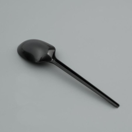 Spoon disposable dining room "black" 16.5 cm-1