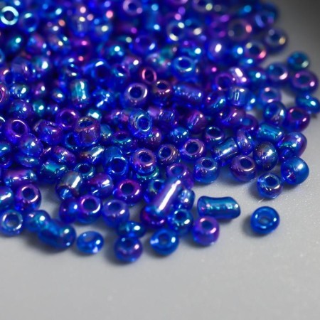 Beads "Astra" 11/0, 20 g (168 blue)-1