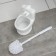 Blash for the toilet with the stand “Classic”, 10 × 14 × 32 cm, white color