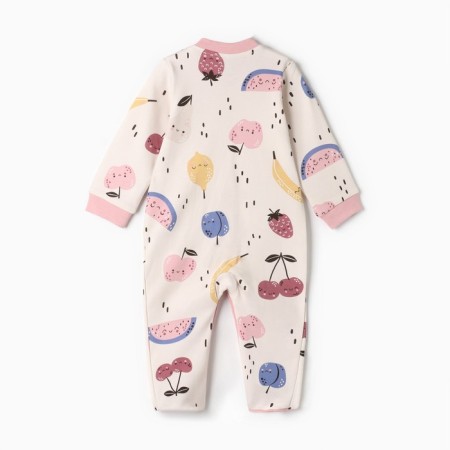 Combineson children, cream color/fruits, height 86 cm-4