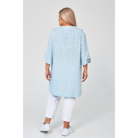 Women's tunic, size 60, white color-4