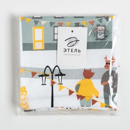 Pillowcase decorative Ethel Fantasy Town, 40 x 40 cm, 100% cotton, mix-4
