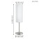 TROY 1x60W desktop E27, nickel 10.5x10.5x46 cm