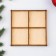 Set for creativity "Snowflakes in a circle", 12 pcs