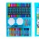 Set for drawing animals blue