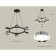 AMBRELLA LIGHT, TRADITIONAL DIY, XB9193151, 6XGX53, Black Sand color, Golored silver.