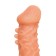 Kokos nozzle is realistic with additional stimulation, TPE, bodily, 15.6 cm, m
