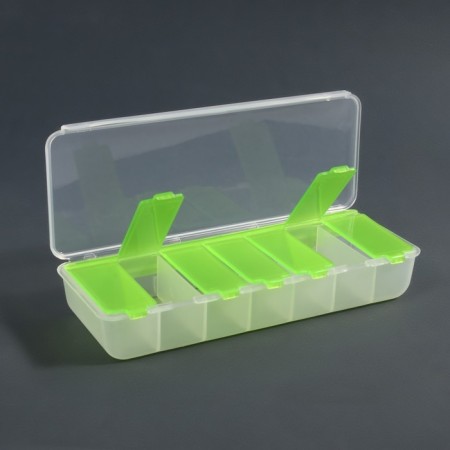 Organizer for decor, 7 cells, 15.8 × 6.2 × 2.7 cm, color mix-3