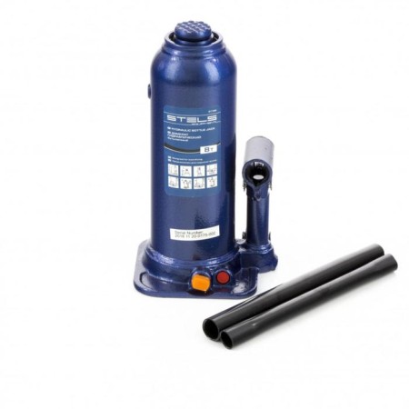 The jack hydraulic bottle stels 51165, h lifting 222-447 mm, 8 t