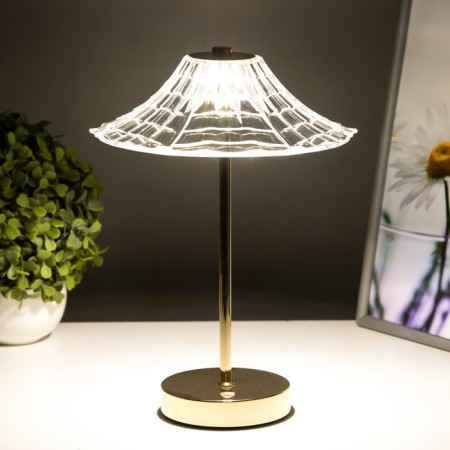 Table lamp sensory "Jamma" LED 10W battery gold 20x20x32 cm-4