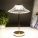 Table lamp sensory "Jamma" LED 10W battery gold 20x20x32 cm