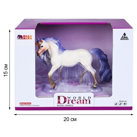 Figure "White Unicorn with a blue mane"-5