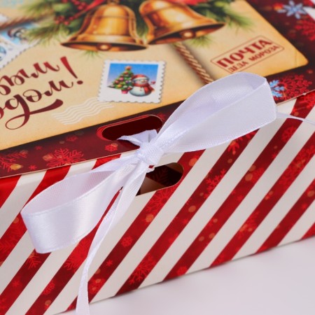 Folding Gift box "Bells", 16 × 12 × 5 cm-1