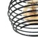 Bayerlux lamp "Berto" E27 40W Black-Honey 14x14x30-130 cm