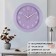 Watching clock, interior "classics", silent, d-31 cm, aa