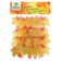 Decor "maple leaf", set of 50 pcs, yellow-red color