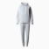 Women's costume with the basis (sweatshirt, trousers), gray color, size 52